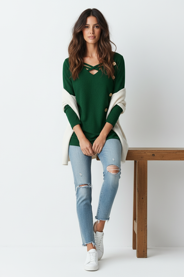 חולצת בייסיק MARIA