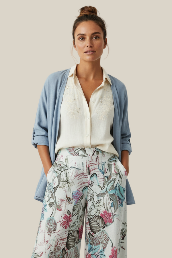 מכנס אלגנט FLORA